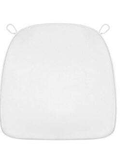 White Vinyl Chiavari Cushion