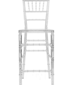 Clear Resin Chiavari Barstool